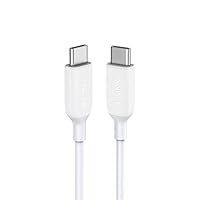 Anker Cavo USB Type-C PowerLine III (90 cm, Bianco), ricarica Power Delivery con erogazione...