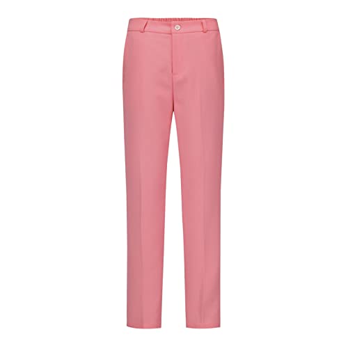 Yynuda Women's Double Breasted 2 Piece Slim Fit Office Business Blazer Pant Suit Set For Work Pink #TOP3