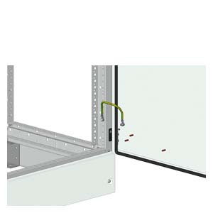 Câble terre Siemens Sivacon-S4 flexible de 6 mm2 pour continuité de masse armoire