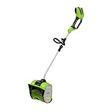 Greenworks 40V 12-Inch Brushless Cordless Snow Shovel, 20ft Throwing Distance, 12" Wide & 6" Deep Clearing, Electric Snow Thrower Blower Removal Tool for Patio/Driveway/Steps/Winter Storm (Tool Only)