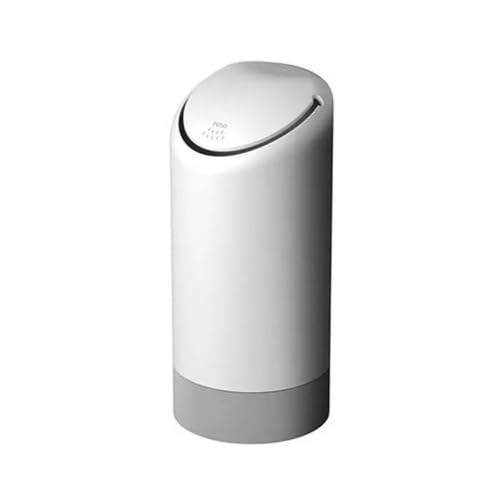 Poubelle de voiture automatique blanche : corbeille de voitures en silicone