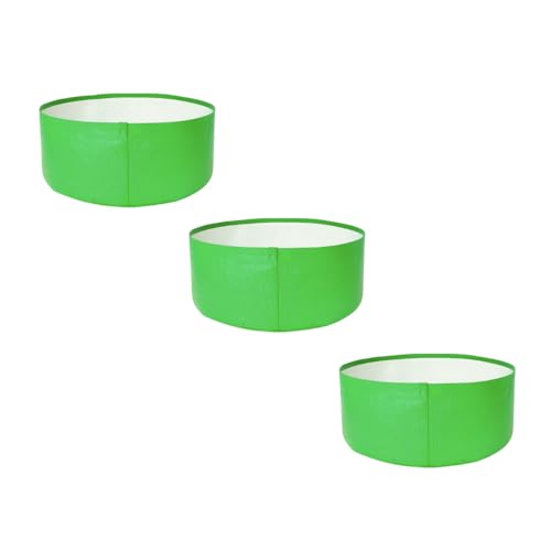 Image of HDPE UV Treated 340 GSM Plant Growing Bags for Terrace Gardening Easy to Use 24 x 09 Inch - Pack of 3