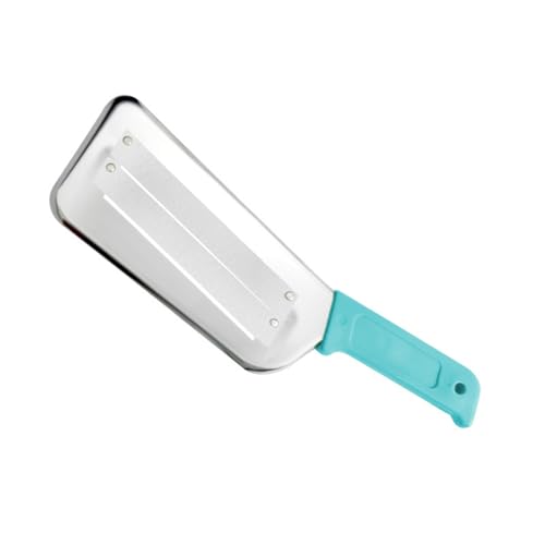 BBTISG Coltello per Cavolo, Trituratore Portatile Affettatrice per Cetrioli Tritatutto per Tagliare Verdure e Frutta (blu)