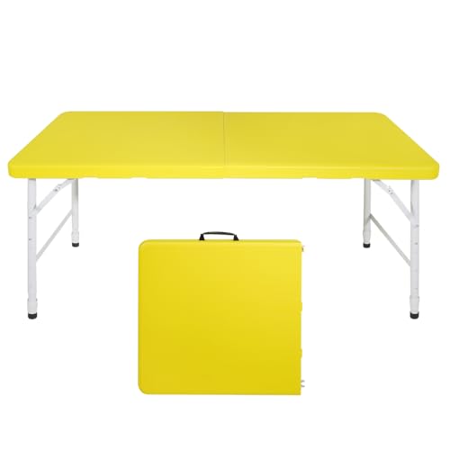 Table pliante stable plastique pieds fer contre sol instable - 2