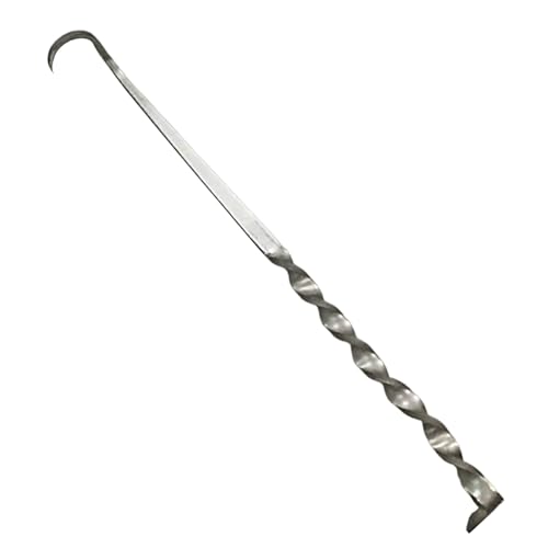 Pigne-Cola Flipper - Gancho De Carne De Cola De Cerdo De Acero Inoxidable, Gancho Giratorio Sin Deslizamiento | Flipper De Carne De Parrilla Práctico Para La Cocina Barbacoa, Giratoria Resistente Para