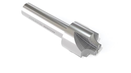 Image of Accusize Industrial Tools Hss Corner Roudning End Mill, 3 /16'' Radius, 1 /2'' Shank Dia, 7 /8'' Largest Dia, 3'' Oal, 1011-0312 | H.S.S. Corner Rounding End Mill, 1 /2 inch Shank, 7 /8 inch Largest Dia, 3 inch Overall Length