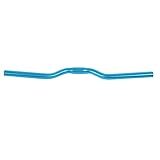 自転車用ハンドル 自転車ハンドルバー ライザーハンドルバー アルミ合金 スタイリッシュ 自転車ライザーバー サイクリング用 全5色(青)