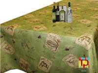118x58 Inch Polyester Tablecloth - Olive Oil / Green