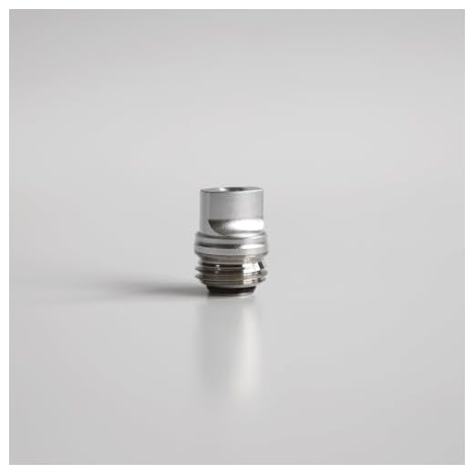 WratryParts 510 Whistle Colorful Mouthpieces BB Drip Tip For 510 Thread Subohm RTA RDA, Billet Box Tank (Silver)