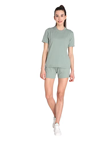 Image of CHKOKKO Women's Regular Cotton Regular Fit Plain Shorts for Women