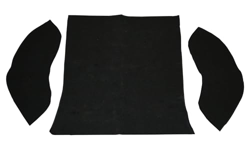 Rear Cargo Area Carpet Kit, 3 Piece, for Beetle 58-64, Compatible with Dune Buggy
