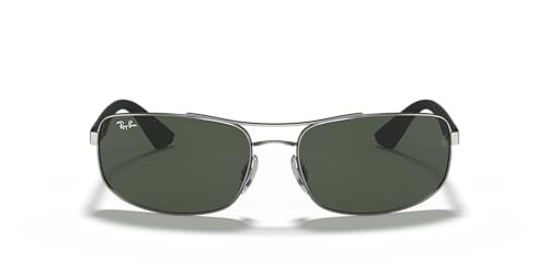 Image of Ray-Ban Mens Rb3527 Rectangular Sunglasses