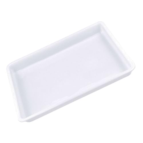 Toddmomy DIY Water Art Painting Disk Plastic Serving Tray for Art Crafts Classroom Studio Multi-Functional Pigment Trays
