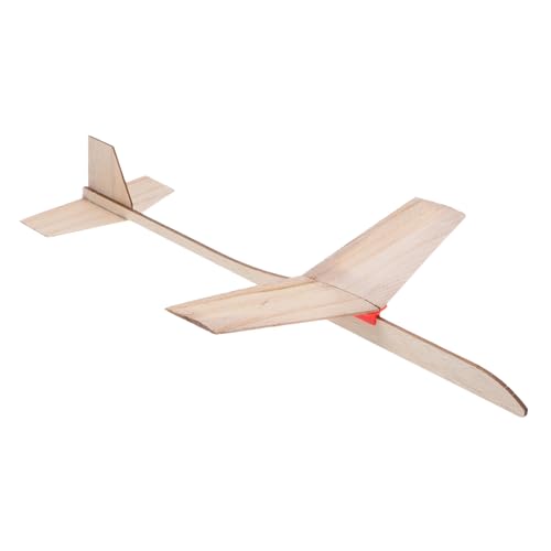 Vaguelly 1 Juego Juguetes de Planeador Juguete Educativo artesanía de Madera de Bricolaje Juguetes de avión Planeador Aviones Juguetes Modelos de Aviones para Planeador de avión Beige
