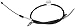 Dorman C661083 Rear Passenger Side Parking Brake Cable Compatible with Select Toyota Models