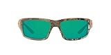 Costa Del Mar Men's Fantail Polarized Rectangular Sunglasses, Realtree Extra Camo/Copper Green...