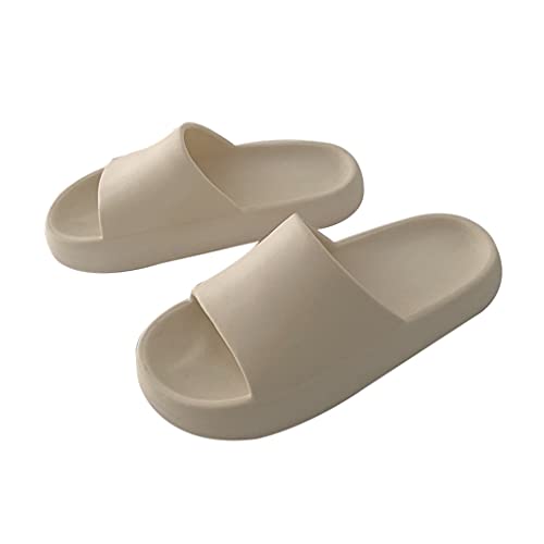 GHYUB Bathroom Non-Slip Slippers,Unisex Slippers for Women/Men Non-Slip Ultralight Summer,Slide Sandal Men Women Summer Slippers House Shoes for Adult Couples Indoor Outdoor
