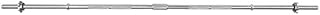 VIAVITO 6ft Standard Chrome Barbell Bar with Spinlock Collars
