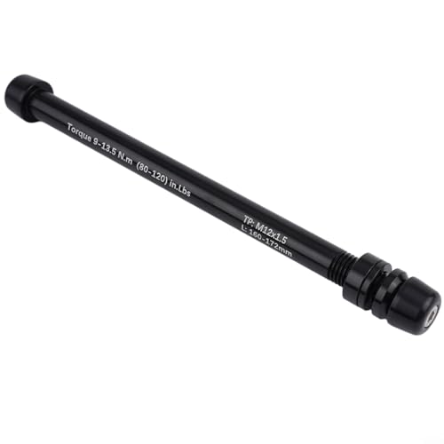 Biking Essentials Adaptador de entrenamiento de ciclismo de interior de aluminio, soporte de eje, compatibilidad de tamaño del modelo (M12 x 1.5 160-172)