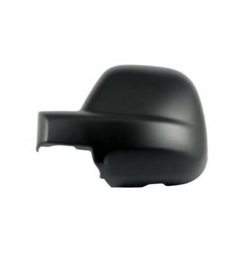 Coque de rétroviseur gauche de haute finition noire pour Peugeot Citroën