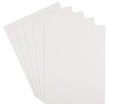 5 Stück VBS 5er-Pack Moosgummi Platten 3mm 40x30cm Weiß