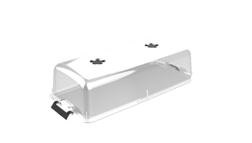 Elho Green Basics Grow House Xxl 75 - Accessory for Outdoor, Grow your Own & Accessories - Ø 74.8 x H 20.3 cm - Transparent/Transparent