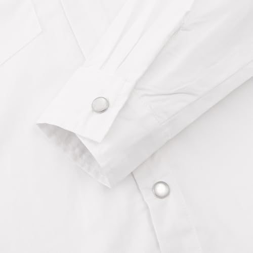 Image of Spring&Gege Boys Long Sleeve Western Cowboys Pearl Snap Button Down Shirts (3-14 Years)