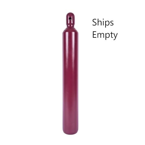 New 150 cu ft Steel Inert Gas Cylinder with CGA580 Valve - Helium, Nitrogen, Argon, CO2/Nitrogen Mix
