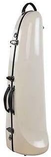 CE 276 W Fibreglass Trombone Hard Case, WHITE