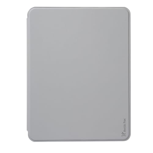 Image of Arctic Fox Smart Folio Rotating Cover Case for iPad Air 11 inch M3 /M2 2025 /2024, iPad Air 5th /4th Gen Case 10.9 Inch, 360 Degree Rotation Protective Stand Cover Clear Back (Grey)