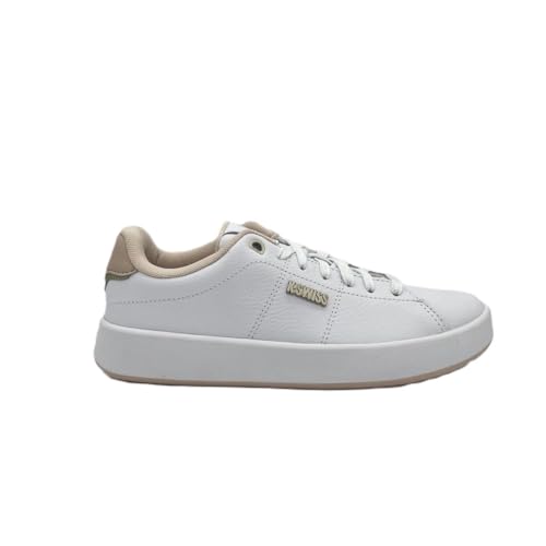 K�ESWISS �P�[�X�C�X �R�[�g�E�J���I ���U�[�X�j�[�J�[ �R�[�g�\�[�� �J�b�v�C���\�[�� �{�v ��� �V���v�� �u�����h ���f�B�[�X �z���C�g �S�[���h 23.0cm