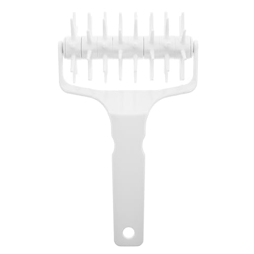 VILLCASE Rullo per Pizza Perforatore Grande Utensile per Impastare e Taglierina per Pasticceria in Acciaio Strumento per la Cottura Superficie Liscia Facile da Pulire per Pizza e Torte
