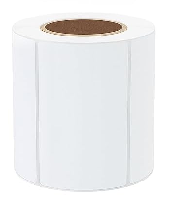 Thermal Label Paper Roll, White