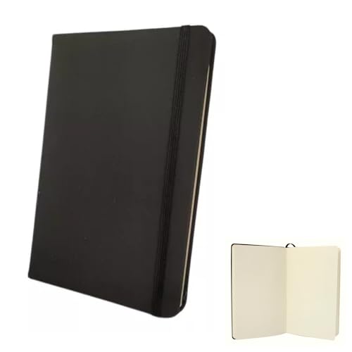 Caderno Desenho A5 Capa Dura Sem Pauta Sketchbook Grande 14x21 80 Folhas Colorir Desenhos