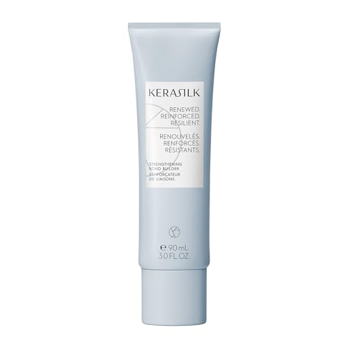 Kerasilk Strengthening Bond Builder, for Damaged Hair Strengthens & Reduces Breakage, Vegan, 90ml, Clear, 90 ml (Pack of 1)