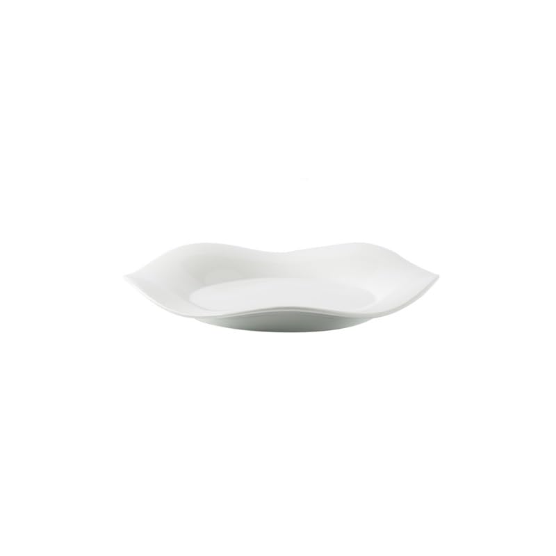 Talerze obiadowe 21,5 cm biały prosty talerz zastawa stołowa codzienne danie śniadanie kuchnia molekularna deser ciasto pieczenie sałatki talerze (28 cm)
