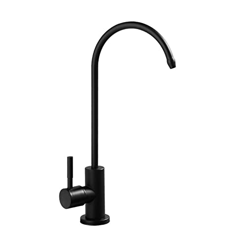 Filtre à eau robinet de cuisine noir à pénétration compact pour évier