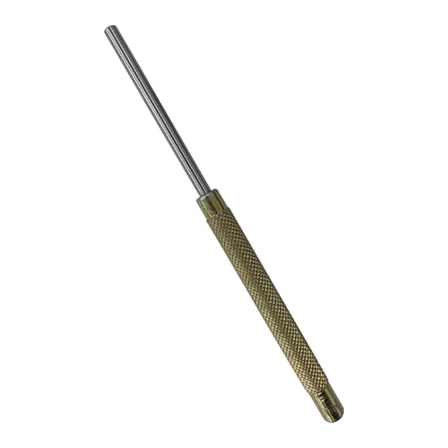 Mumme Long Pin Punch 5mm × 65mm – Best for Driving Out Larger Pins with Extra Depth, Strength & Control, Knurled Grip, Hardened & Tempered Resilient Shaft, USA Standard