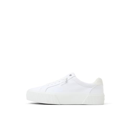 Sperry Women's Bermuda Sneakers, Canvas White, 12
