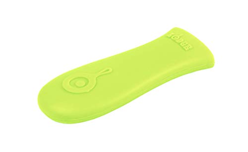 Image of Lodge Silicone Hot Handle Holder - Heat-Resistant Cast Iron Skillet Handle Cover for Pans 9 Inches & Larger - Dishwasher-Friendly Silicone Hot Grip Sleeve - Reusable Skillet Accessory - Green