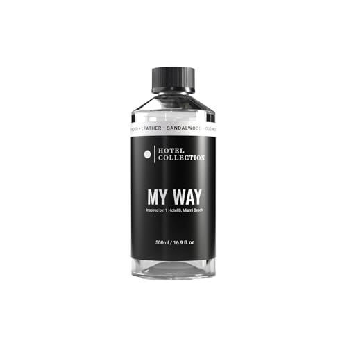 Hotel Collection - My Way Essential Oil Scent - Luxury Hotel Inspired Aromatherapy Scent Diffuser Oil - Lush Sandalwood Warm Virginia Cedar & Beautiful Iris - 6.7 fl oz 200mL