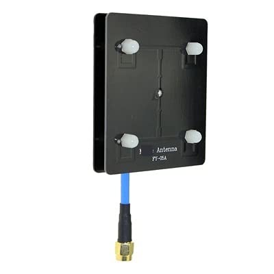 Antenne à Panneau Plat 5.8G Affichage de la Transmission du modèle d'antenne Réception et Surveillance du Filtre WiFi Antenne FPV du Drone RC directionnel 14dB (Couleur : RP-SMA) (Color : SMA)