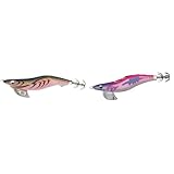 【セット買い】ヤマシタ(YAMASHITA) エギ エギ王 K 3S #006 軍艦グリーン 598513 + エギ王 サーチ 075/ブルームピンキー 3.0号