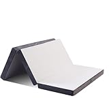 GOHOME Foldable Mattress Queen 6 Inch with Soft Removable and Washable Cover for Guest & Travel, Folding Mattress Portable Sofa Bed with Non-Slip Bottom for Relief, 60"x80"x6"