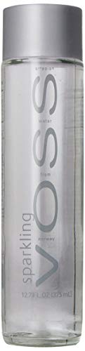 Voss Water Artesian Sparkling Water, Carbonated Water, 375 ml Glass Bottle