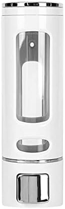 Queiting Wall-Mounted Soap Dispenser 400mL Manual Hand Soap Dispenser Liquid Distributor for Hair Shampoo Bathroom Shower Gel Sanitizer