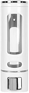 Queiting Wall-Mounted Soap Dispenser 400mL Manual Hand Soap Dispenser Liquid Distributor for Hair Shampoo Bathroom Shower Gel Sanitizer