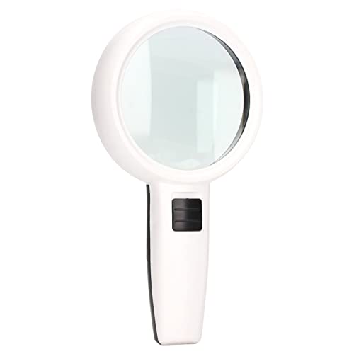 BstXqty Lupa portátil Touch Switch 30X para leitura de idosos, inseto infantil, degeneração macular,