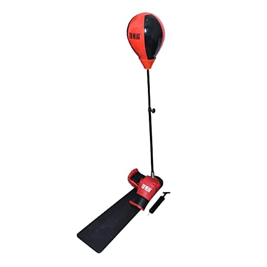 Generic Original TUFWEAR Kinder Boxsack Punchball mit Standfuß und Boxhandschuhen