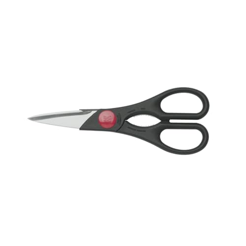 ZWILLING Twin L Vielzweckschere 20cm Küchenschere für Rechts- und Linkshänder Rostfreier Spezialstahl Schwarz